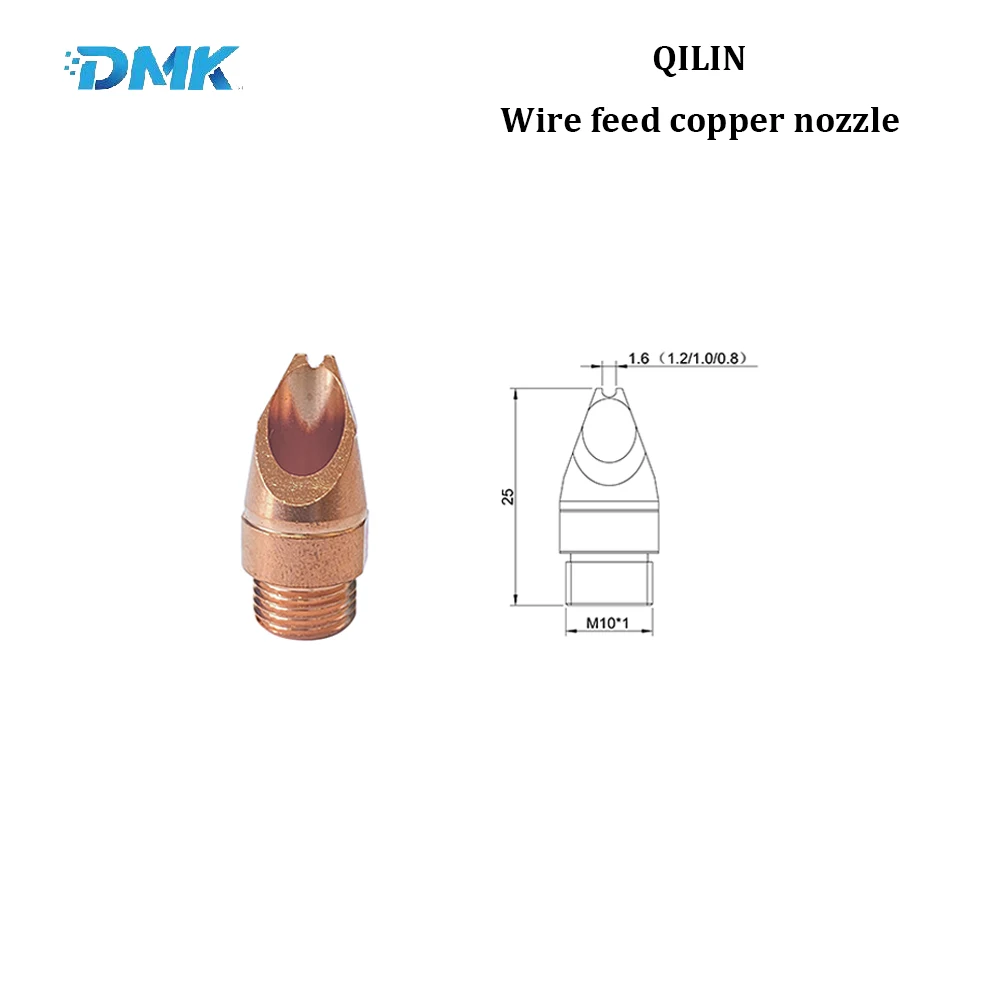 Imagem -05 - Bocal de Solda a Laser Dmk Qilin Diâmetro da Linha M10 11.8 mm para Máquina de Solda Manual a Laser