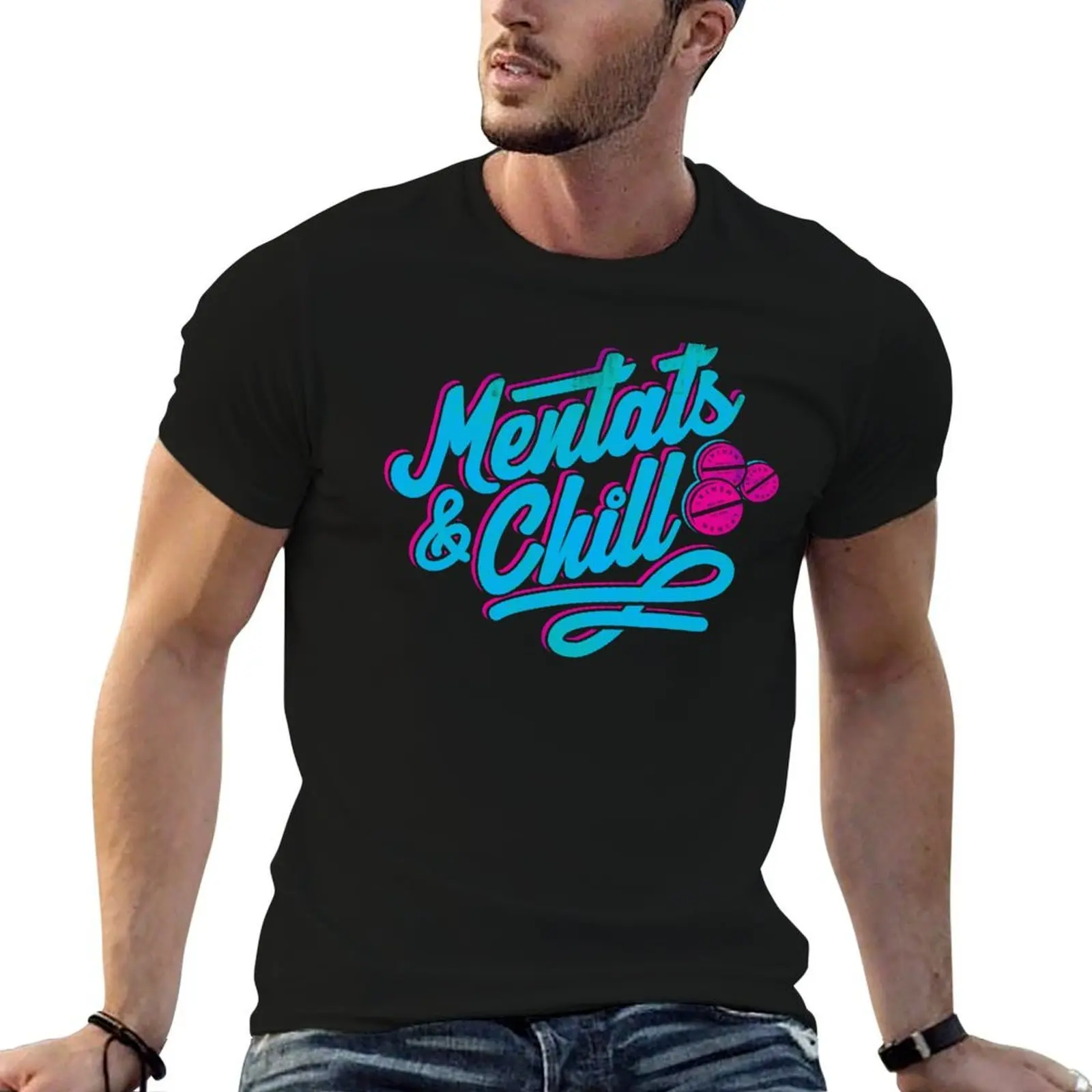 

Mentats & Chill T-Shirt man t shirt graphic cotton tshirt 100% T-Shirt