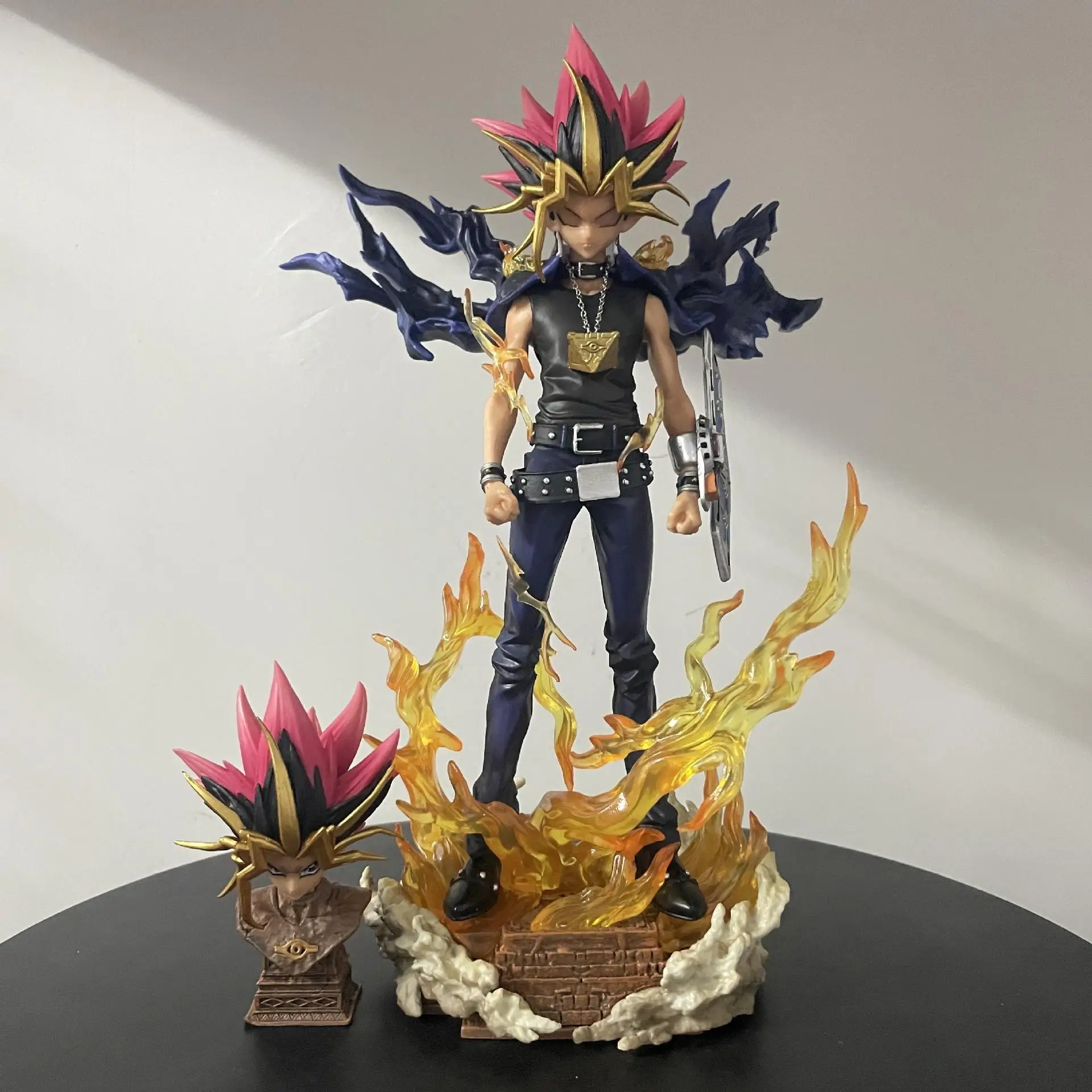 

28cm Anime Yu-Gi-Oh! Dark Game Action Figure Anime Peripheral Standing Posture Model Ornament Collection Boys Gift Toy Sculpture
