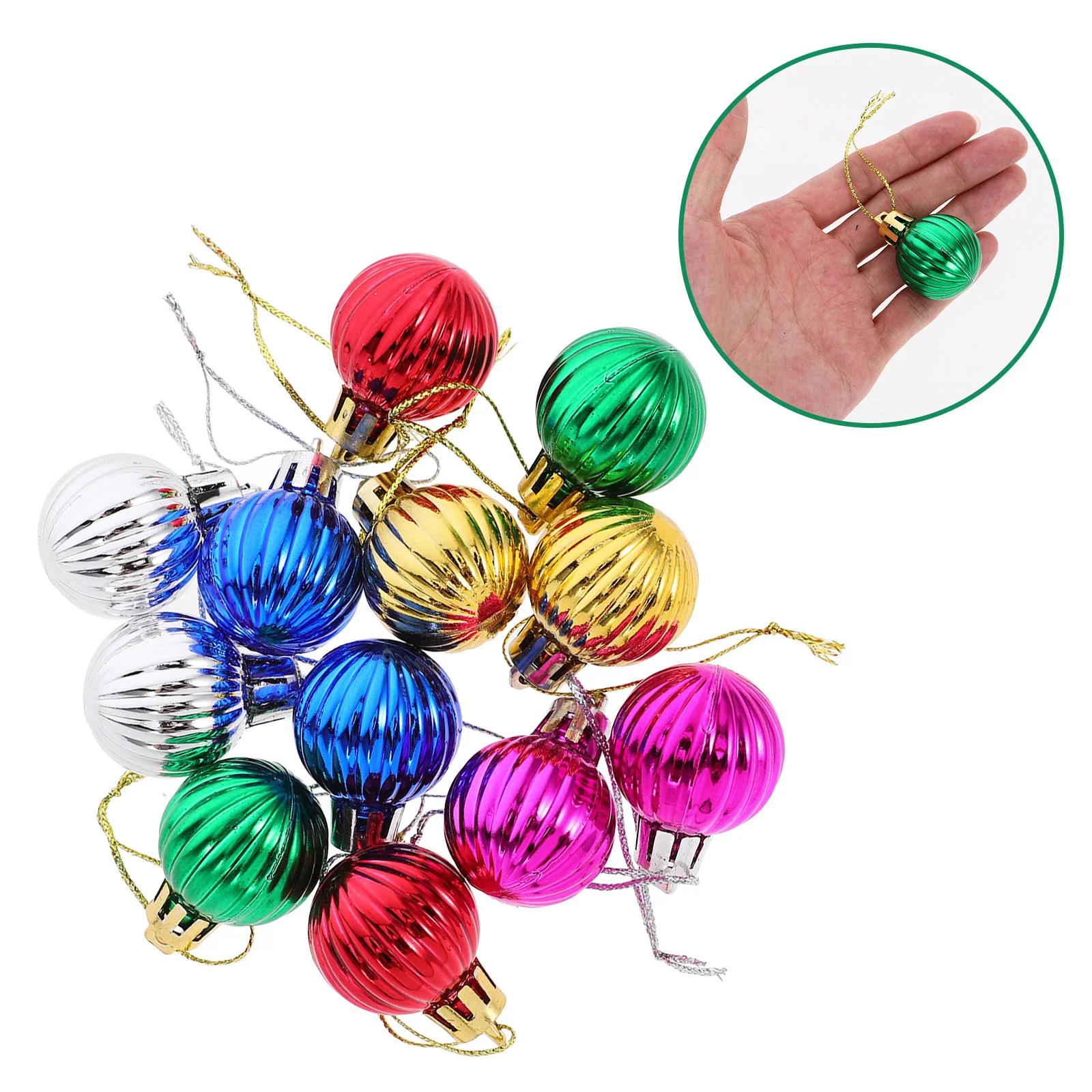 

12Pcs Xmas Ball Ornaments Hanging Decoration Christmas Tree Decorations Holiday Party Decor Christmas Balls Xmas Ball Decoration