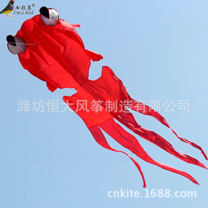 Weifang Kite Collapsible Cubic Large Size Soft Goldfish Children's Favorite Cartoon Animals 3D Kite Kids Birthday Gift