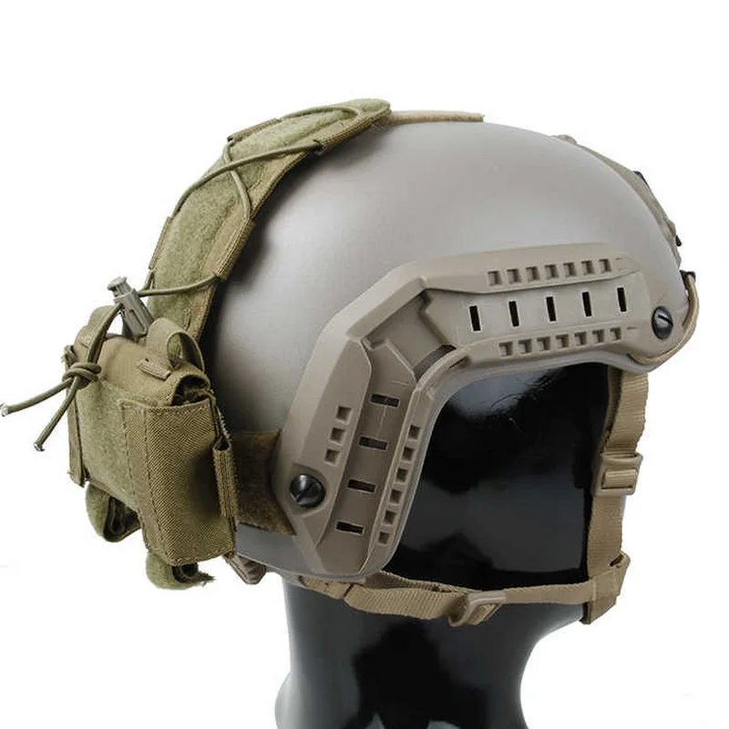Bolsa táctica 500D para batería – gancho helmet MOLLE - imagen 3