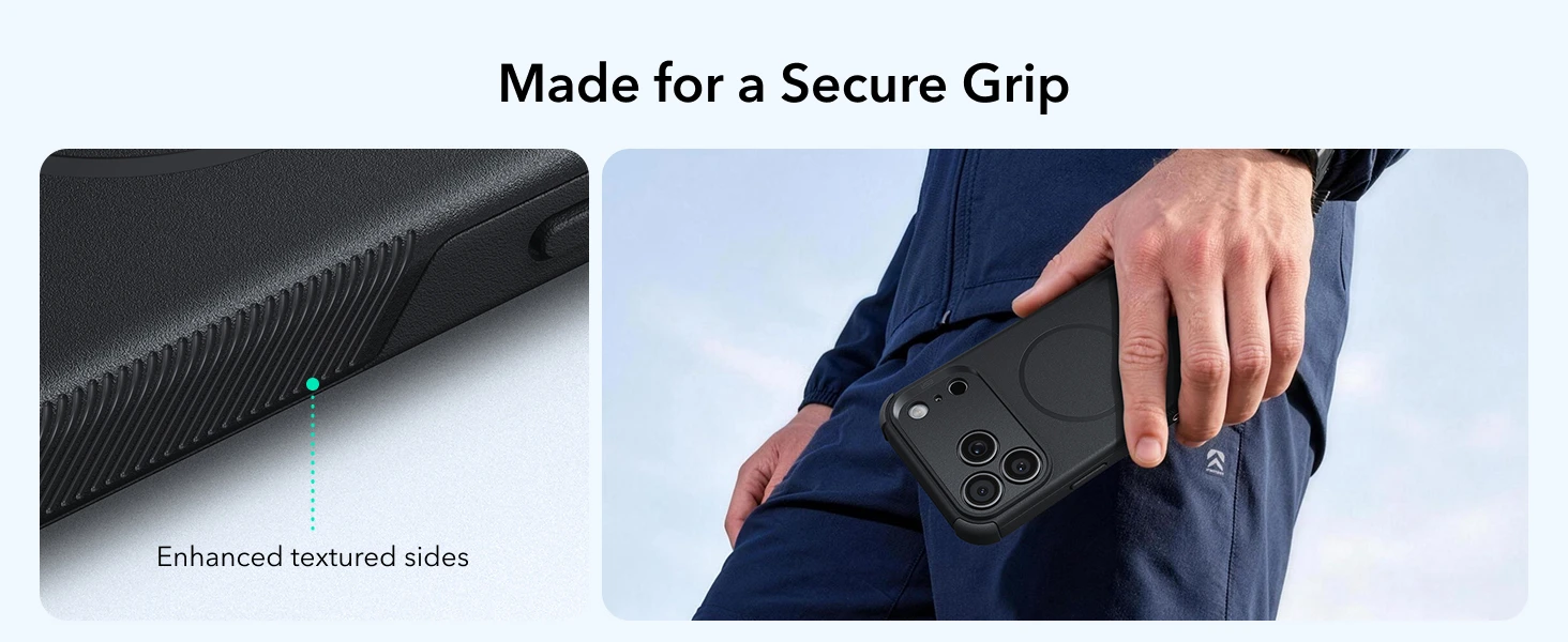 ESR für iPhone 18 Pro Max & 17 Pro Max MagSafe Handyhülle Ultra Slim Militärqualität Sturzschutz-Cover mit Kamerasteuerung – Detail 32