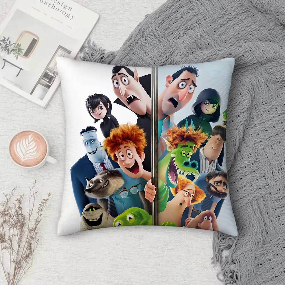 

Наволочка FILM H-Hotel T-Transylvania, квадратная, с двусторонней печатью, из короткого плюша, для дивана, подушки, спальни, прикроватной тумбочки