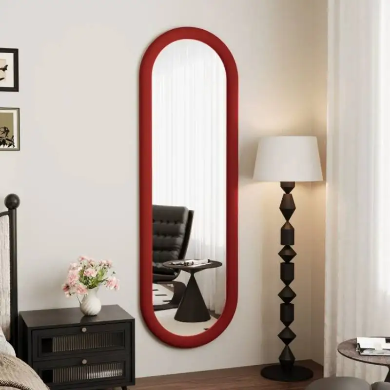 Personalised Classic Mirror Decor Retro Modern Custom Makeup Bedroom Mirror Decor Art Standing Espejos Home Decor Living Room