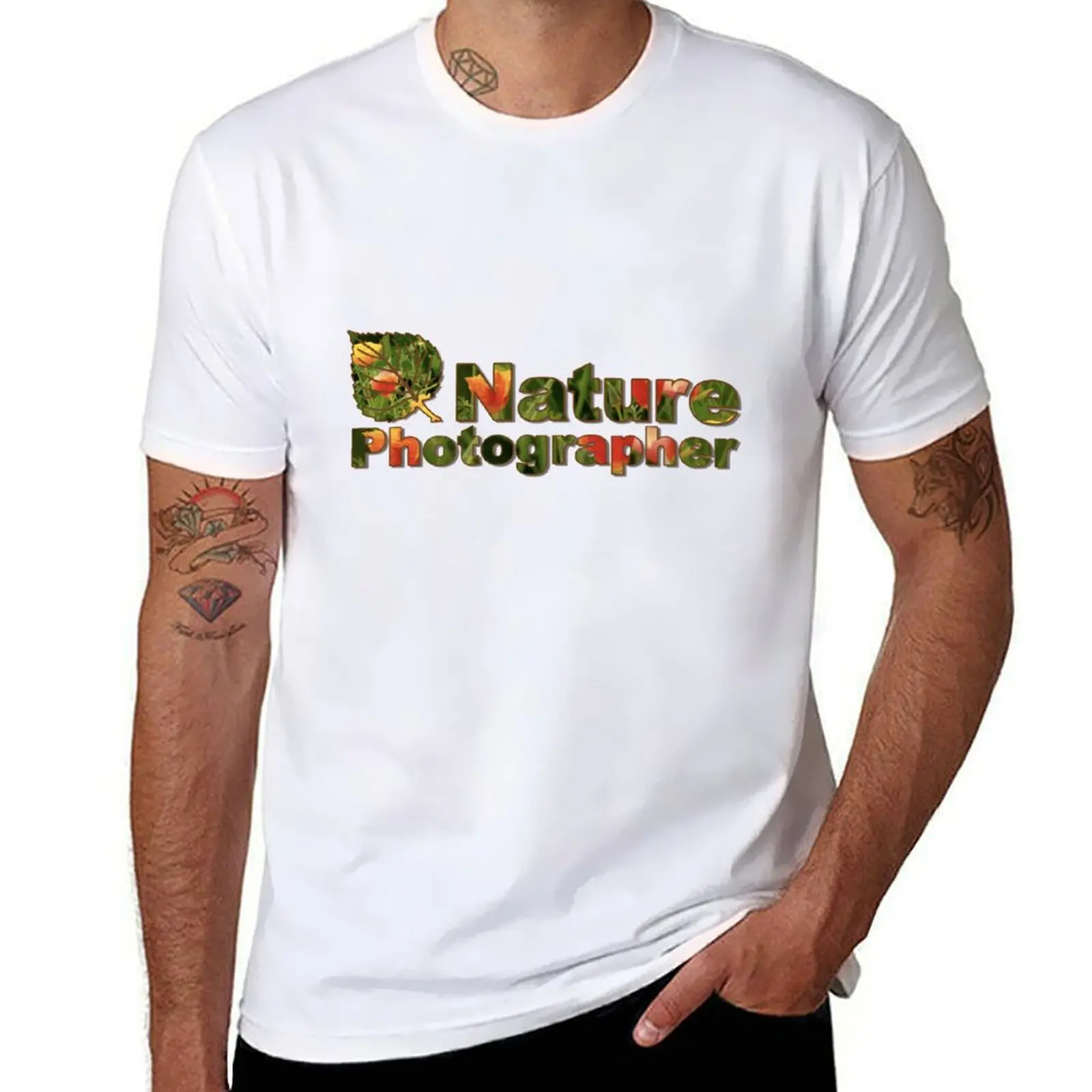 

Nature Photographer T T-Shirt man t shirt cotton anime t shirts for man T-Shirt