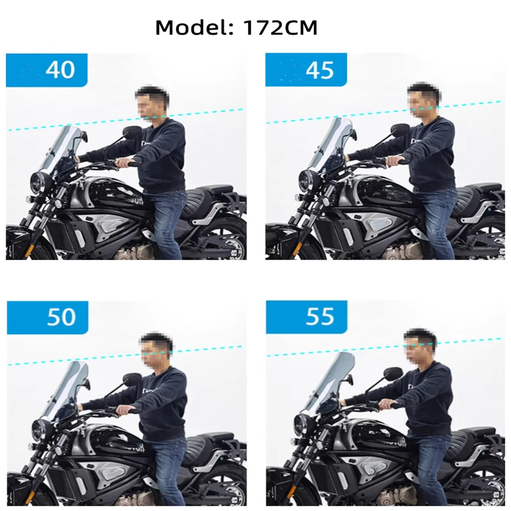 لملحقات تعديل الزجاج الأمامي للدراجات النارية QJMOTOR 500S مع ارتفاع قابل للتعديل QJ 500 S