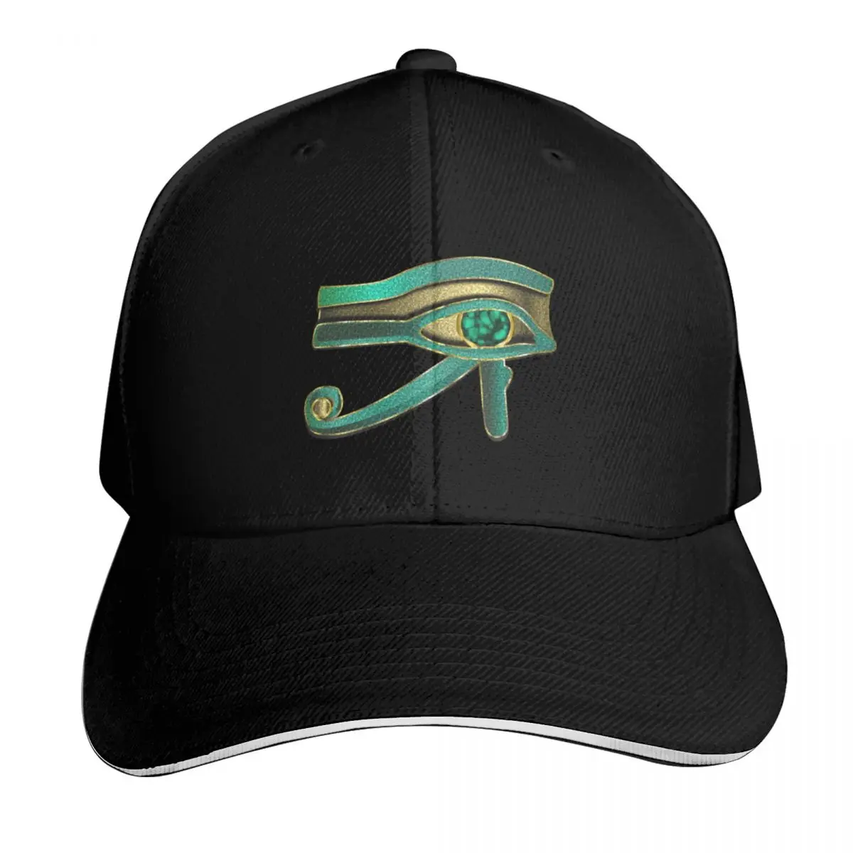 Right Eye of Horus Baseball Cap Sun Protection UPF 50+ Breathable Mesh Back Adjustable Buckle Closure