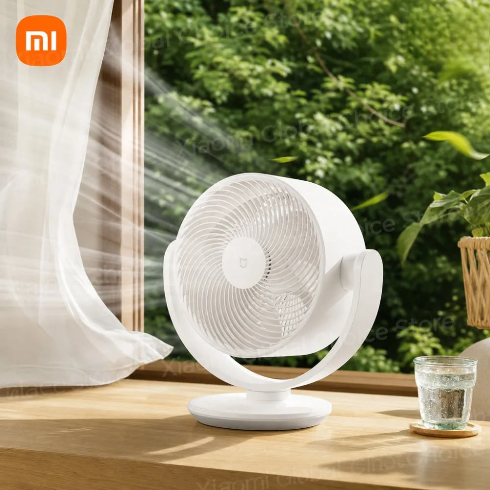 

Xiaomi DC Inverter Desktop Circulation Fan Portable Desktop Electric Fan Mihome App Smart Three-Dimensional Lightweight