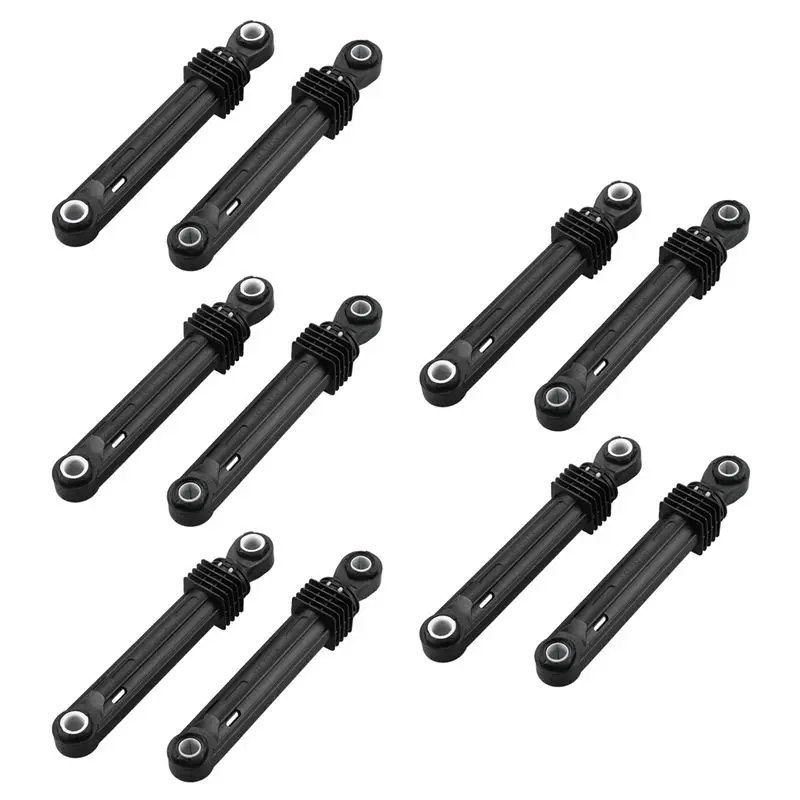 B47B-10 Pcs 100N For Washing Machine Shock Absorber Washer Front Load Part Black Plastic Shell Home Appliances Accessories