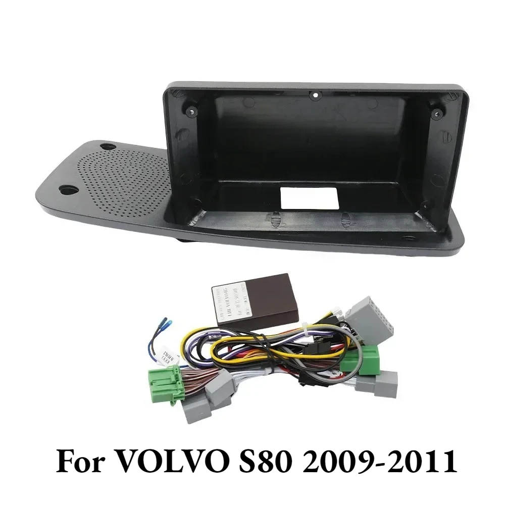 

9-дюймовая панель 2Din радиоприемника для VOLVO S80 2009-2011, комплект рамки для установки приборной панели стереосистемы Android