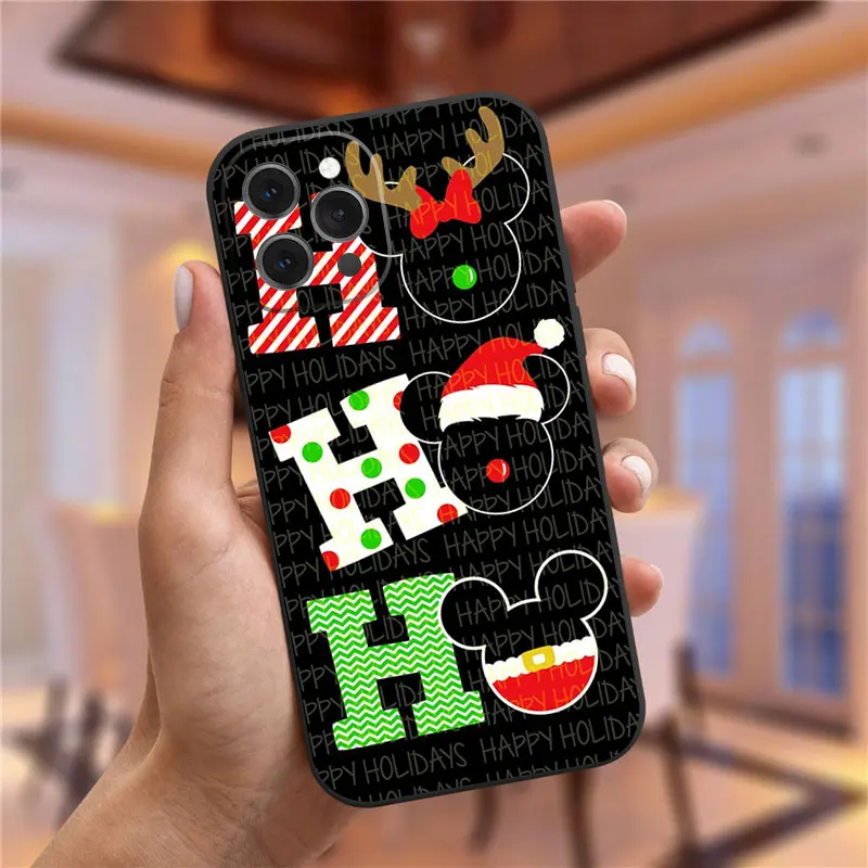 السنة الجديدة عيد الميلاد سانتا كلوز جراب هاتف آيفون 16 15 13 14 12 11 برو ماكس Mini X XS XR 7 8 Plus SE4 16E غطاء مقاوم للصدمات #5