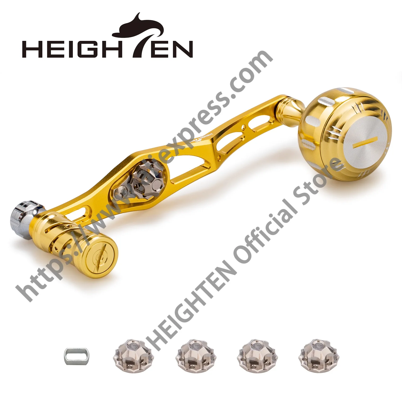 HEIGHTEN Baitcasting Reel Handle 70มม.สำหรับ Shimano Daiwa เหยื่อ Reel อุปกรณ์เสริม