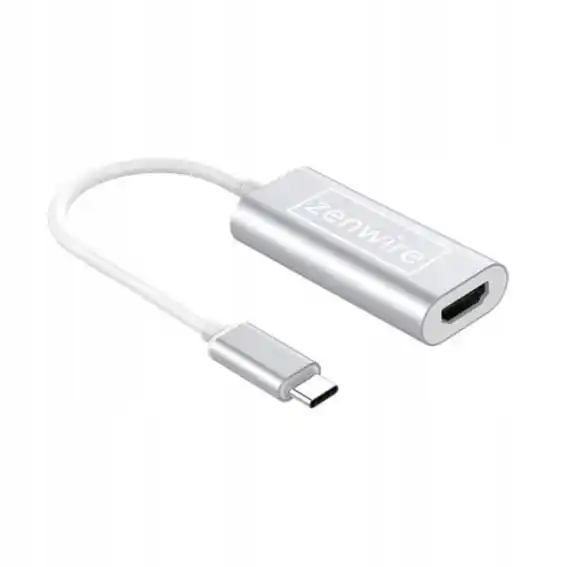Zenwire KABELADAPTER USB-C 3.1 Type C naar HDMI 4K MHL netwerkkaartadapter voor computer, voor kantoorgebruik