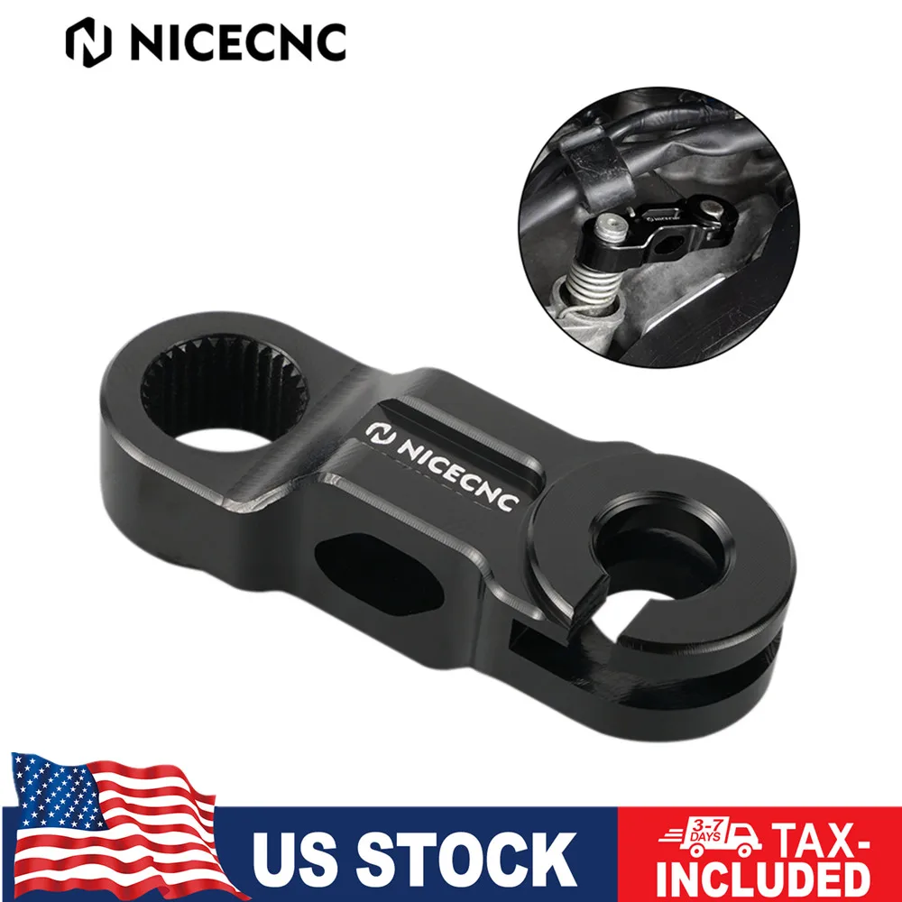 

NICECNC YFZ450R Pull Clutch Cable Arm Holder Bracket ATV for YAMAHA YFZ450R YFZ 450R 450 R 2009-2023 2021 2017 2019 Aluminum