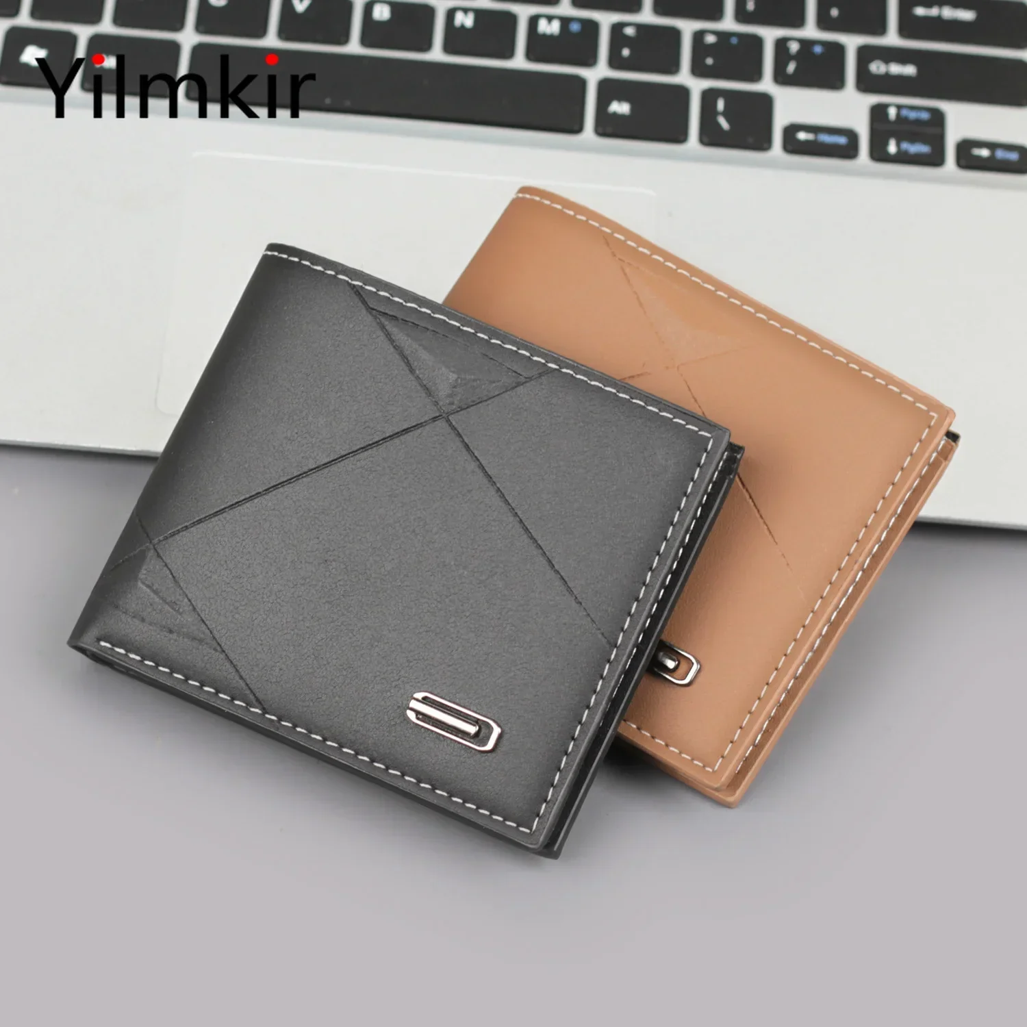 

PU Mens Wallet Slim Multi Card Slot Large Capacity Money Clip Portable Card Holder Business Casual Minimalist Coin Purse