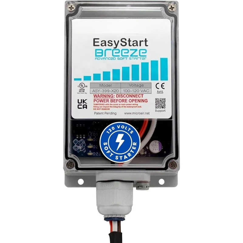 EasyStart Breeze 399   Soft Start for 120V RV A/C Motors - Compact Design & Easy to Install - RV Breeze