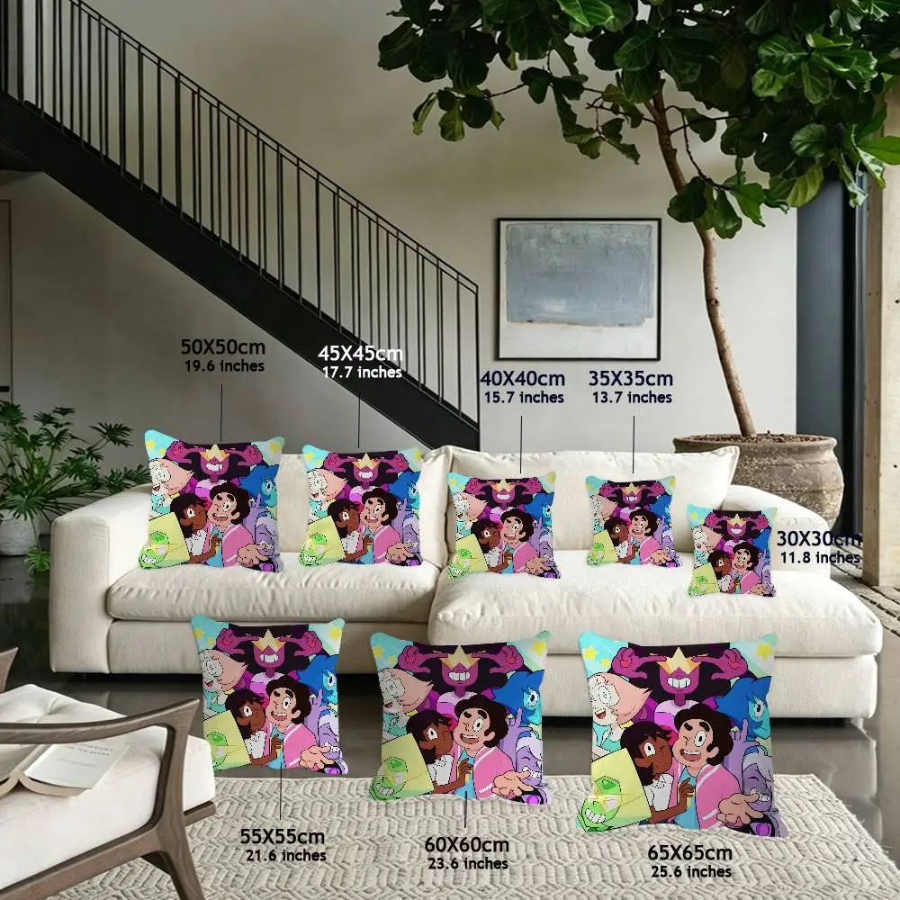 Steven Universe Cozy Soft Pillow Case for Sofa Living Room Home Office Decor Protective Covers