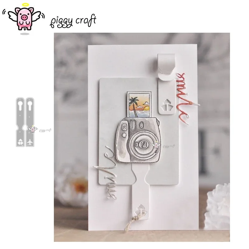 

Металлические вырубные формы Piggy Craft для скрапбукинга, вырубные ножи, трафареты, штампы для бумаги, этикеток и закладок
