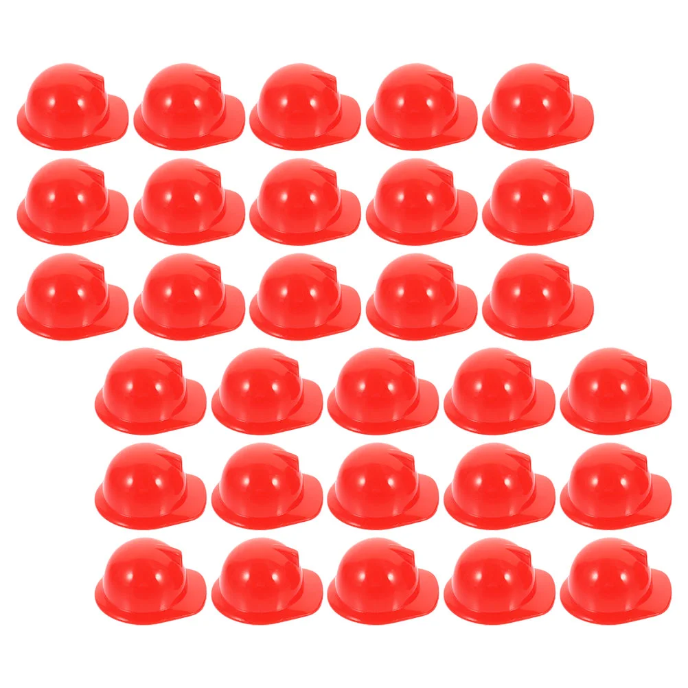 40 Pcs Instapot Accessory Mini Construction Hat Safety Bird Child Miniature Worker