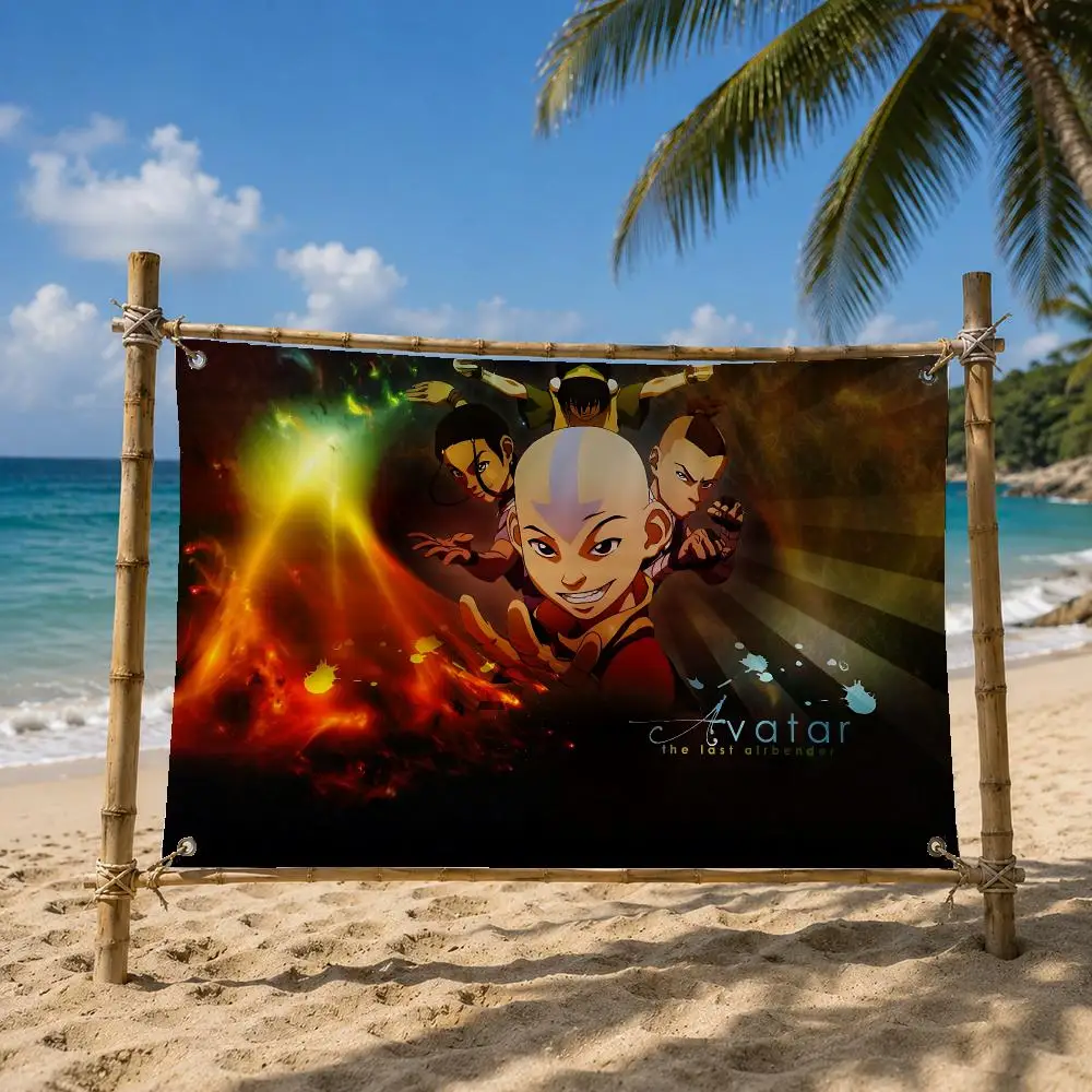 Avatar: The Last Airbender Flags Room Bedroom Home Outdoor Wall Hanging Concert Printed Background Decoration Art Banne