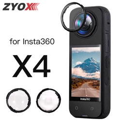 Lens Guards for Insta360 X4 Anti-Scratch Premiun Lens Protector Cap for Insta 360 X4 Camera Protective Guard Accessories