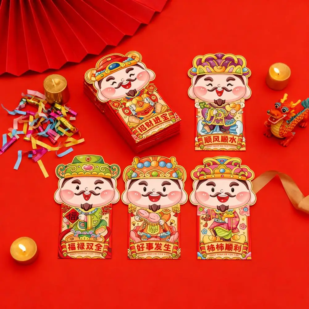 6 Pcs Red Envelope …