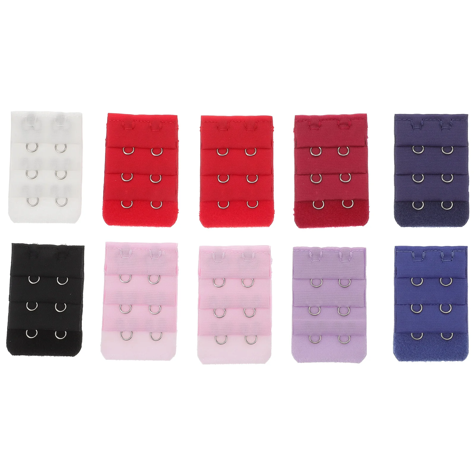 

10 PC Belts Brassiere Extenders with Hook Extension Buckle Hooks Women's Button