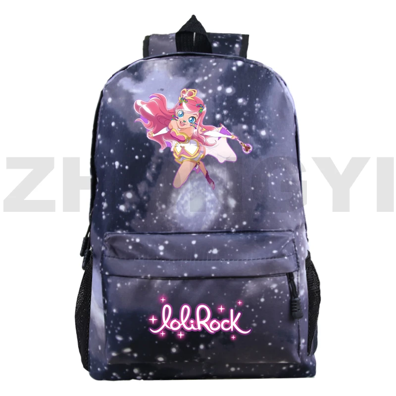 Fashion Lolirock Backpack Teenager Anime Rucksack Knapsack Schoolbags Cartoon LoliRockstar Book Bags Harajuku Travel Back Pack