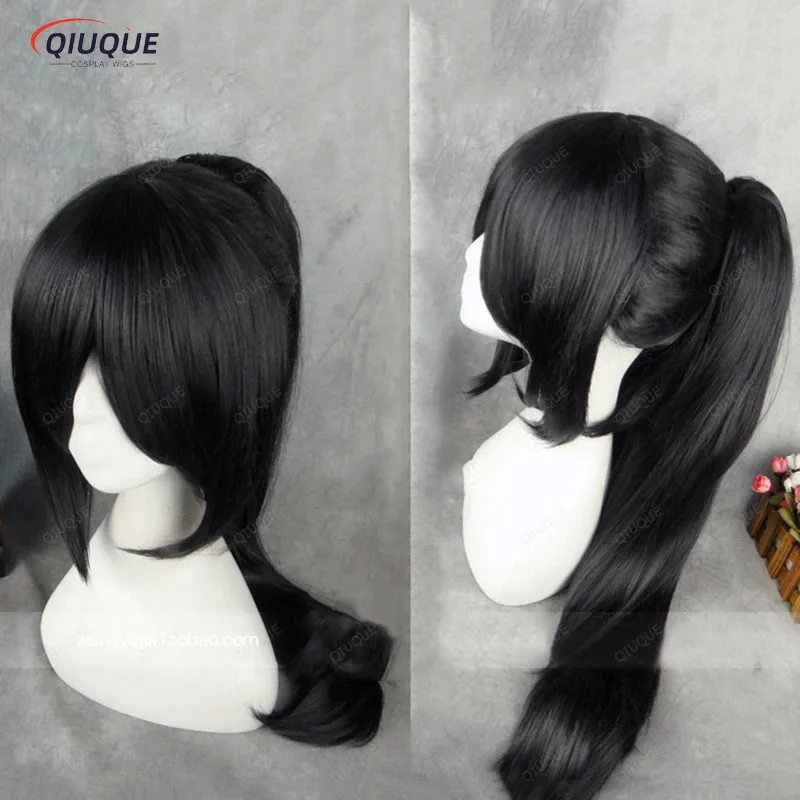 

Hakuouki Yukimura Chizuru 70cm Long Cosplay Wigs Heat Resistant Synthetic Hair Wig With Clip Ponytail + Free Wig Cap