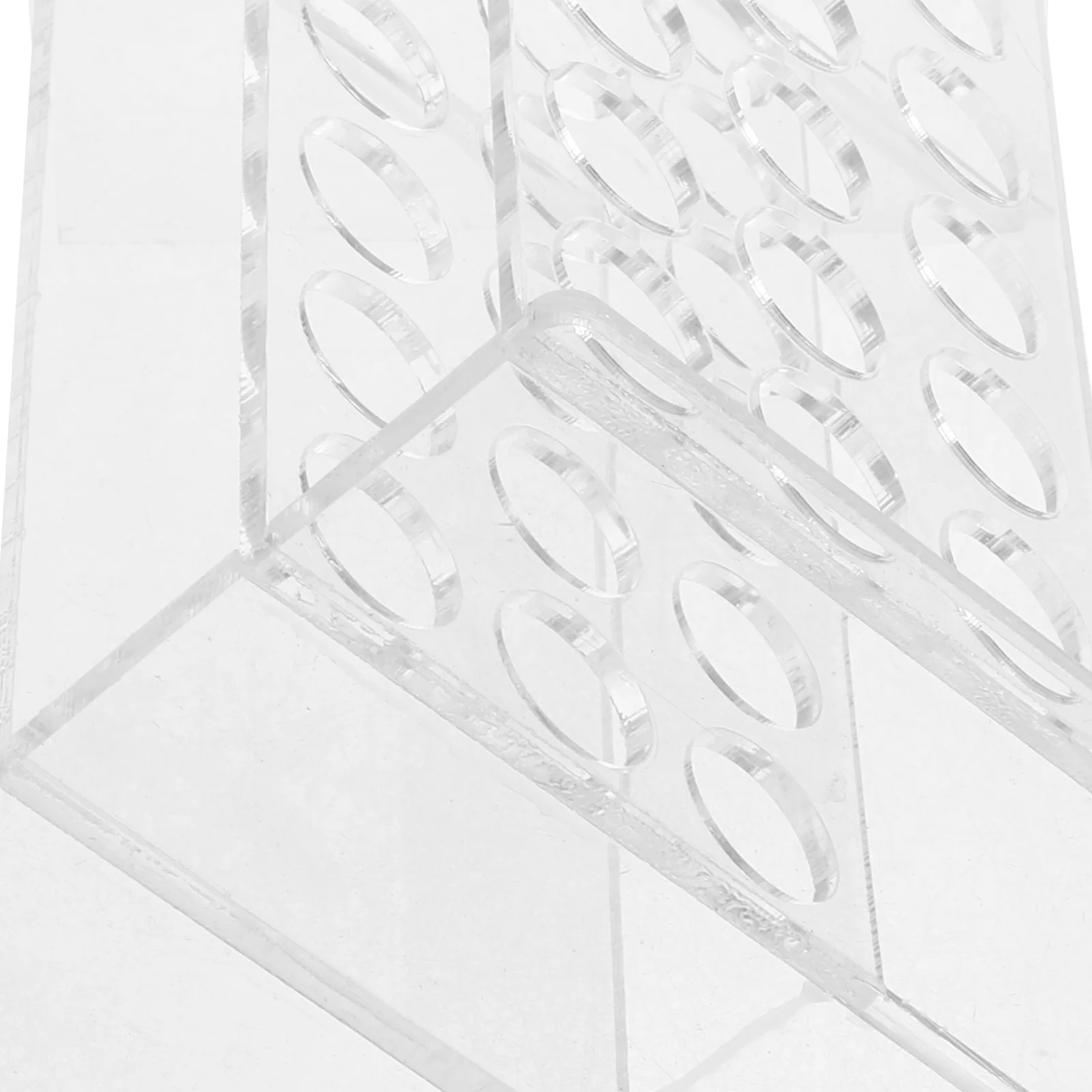 

Tube Holder Angled Test Tube Rack Laboratory Organizer Multipurpose Storage Stand for Tubes