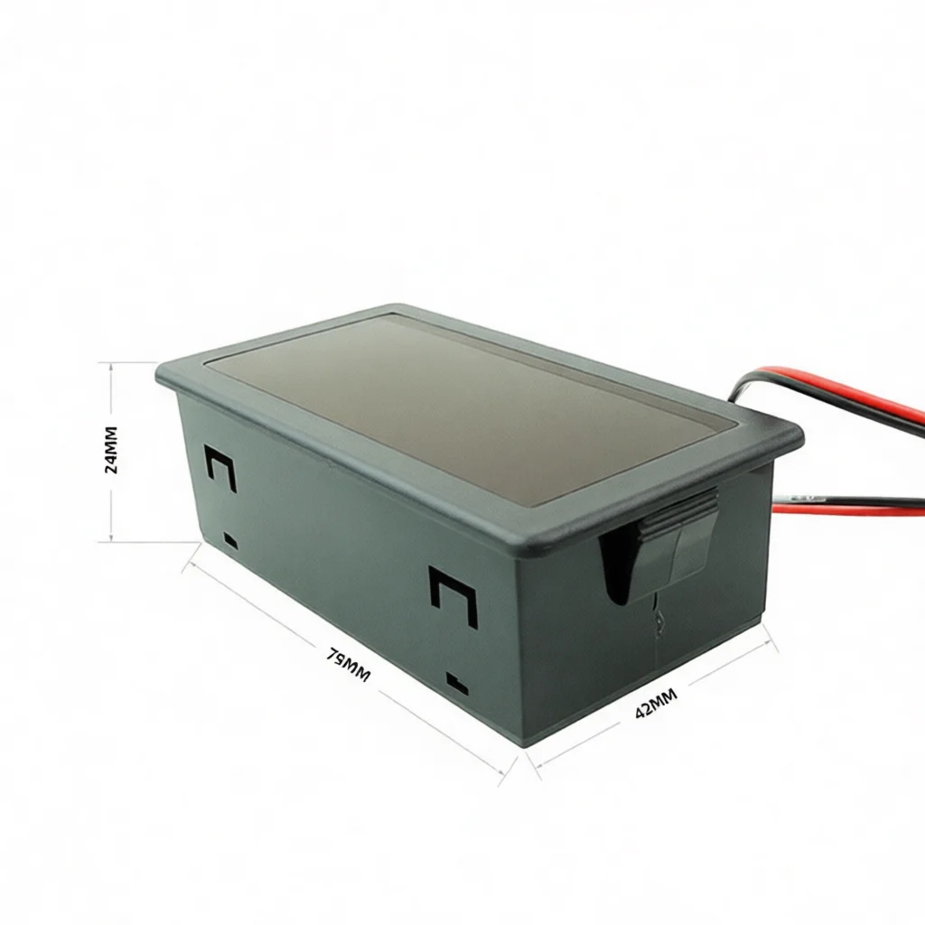 CCM5D PWM DC Motor Controller Module Digital Display 6V 12V 24V Variable Speed Regulator Switch With Protective Shell Case
