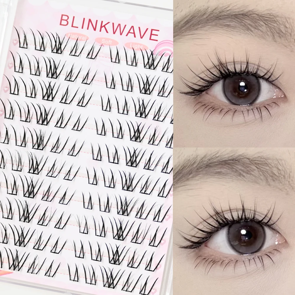 رموش ذاتية اللصق خالية من الغراء Wispy ماغنوليا الرموش الصناعية الملقط أسفل جلدة لتقوم بها بنفسك الرموش ملحقات مجموعات الرموش #1