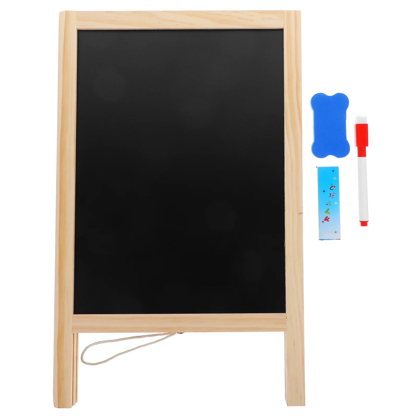 Magnetic Double-sided Blackboard Chalkboard Rectangular Hanging Blackboard Party Table Number Place Tag Message Board Signs Memo