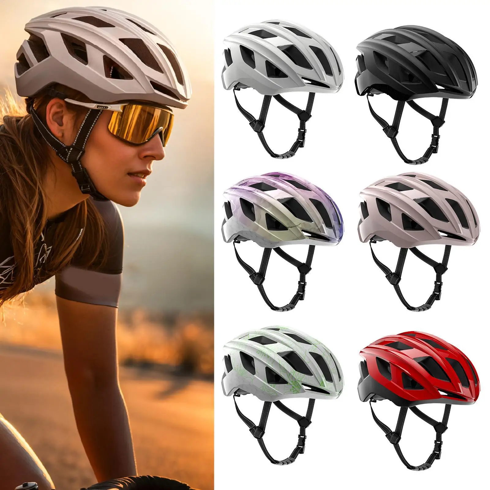 

Biking Helmet Men Helmet Breathable Safety Adjustable Riding Protective Gear For Women Men Biking Cycling Outdoor Sports