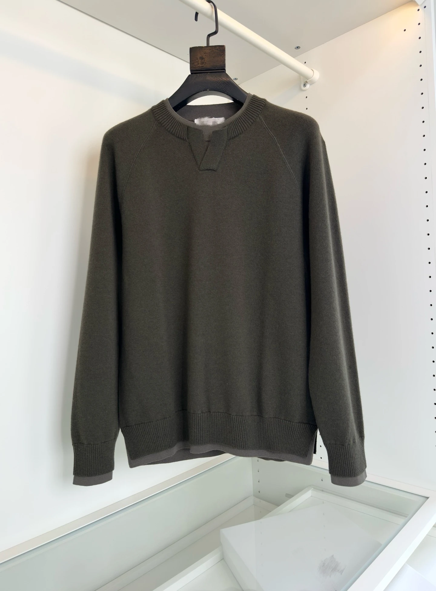 

High-End Men's Wool Camere round Ne Knitted Sweater Casual Comfortable Warm Top Busin Casual Sle Soft Long Sve