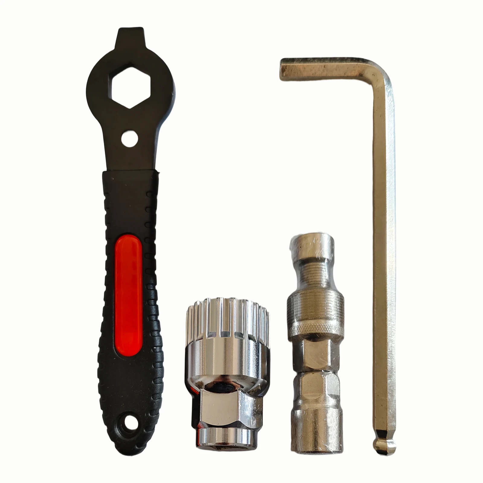 Crank Removal Tool Bike Crank Puller 20-tooth Socket Extended Threaded Shaft High-carbon Steel Electroplated Finish