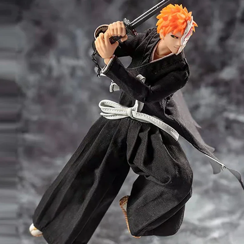 In Stock Dasin/Great Toys/GT Bleach Kurosaki Ichigo Aizen Sousuke Ukitake Jushiro Ichimaru Gin 18cm/7inch 1/10 SHF Action Figure