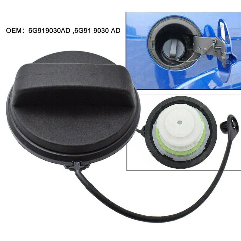 Tappo di riempimento del serbatoio del carburante benzina Gas 6G919030AD per Ford Focus MK2 2005-2012