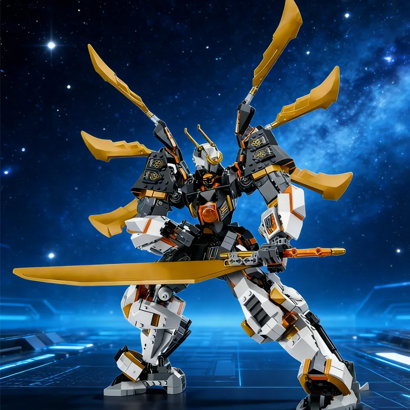 

1055 шт. Титановый мех-строительный комплект с подвижными крыльями, мечтой и минифигурой, Коллекционная модель для детей и взрослых 71821