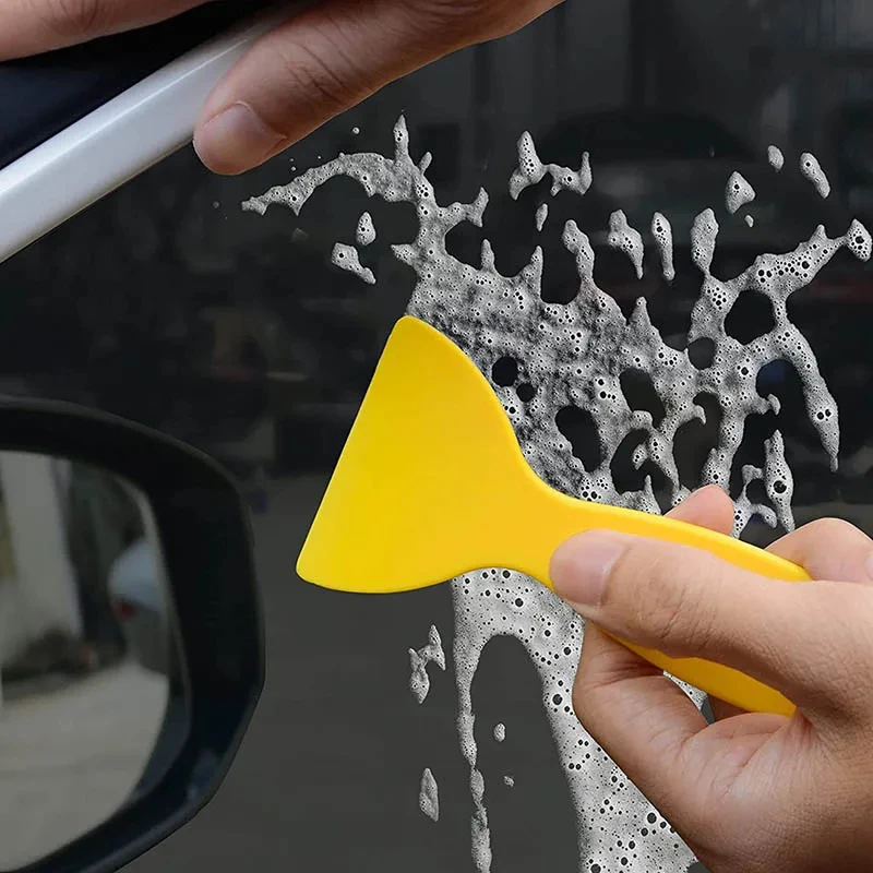 1-10pcs Auto Plastic Scraper Car Clean Tool Window Cleaner Windshield Snow Shovel Glass Water Glue Remove Wiper Squeegee Knife