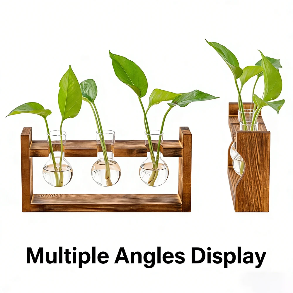 Propagation Station Vase - Vasalar Ev Ofis Hidroponik Saksı -