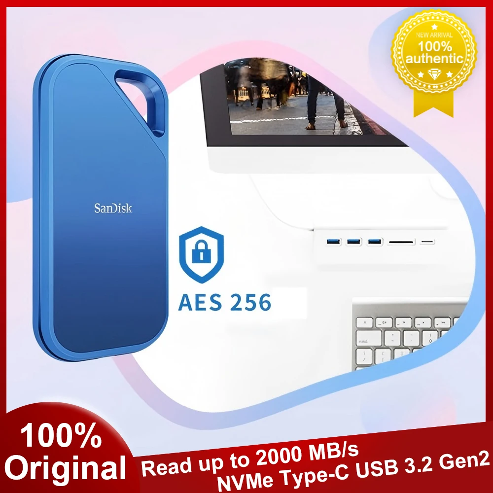 Sandisk 2Tb Extreme Pro Portable External Ssd - AliExpress