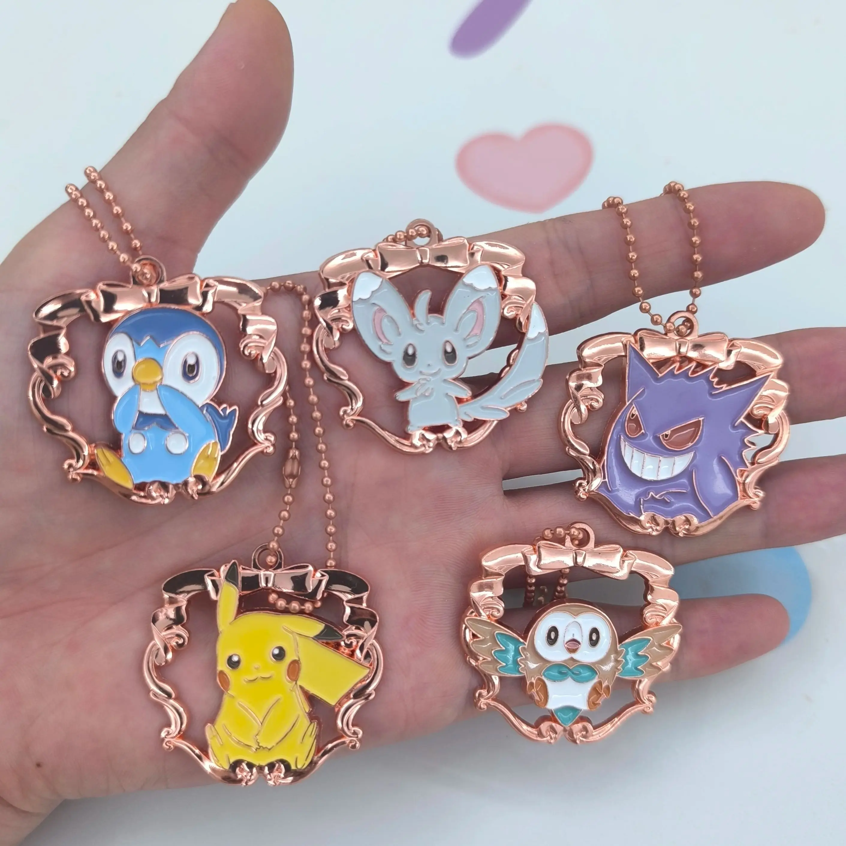Gantungan Kunci Figur Pokemon Jepang Lucu Kawaii Pikachu Mew Eeveelution Model Bola Anime Hadiah Mainan Barang Apresiasi