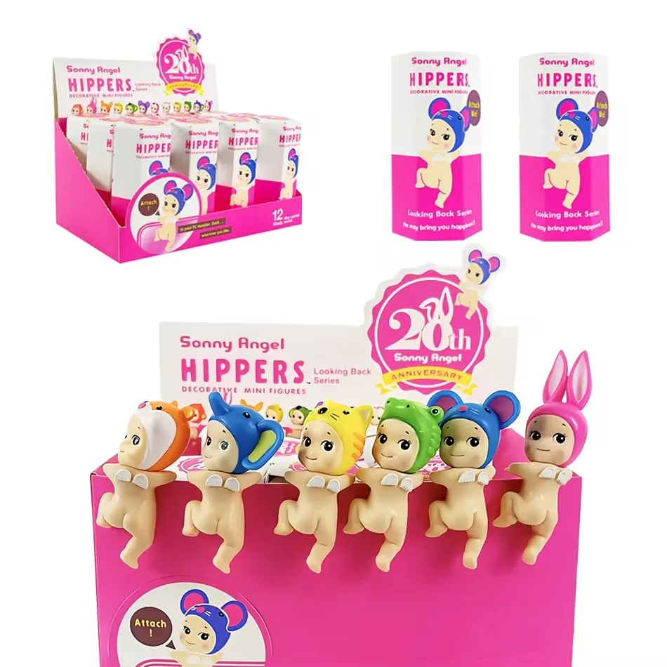 Sonny Angel 20th Anniversary Blind Box Hippers Looking Back Kolekcjonerskie figurki anime Lalki dekoracyjne