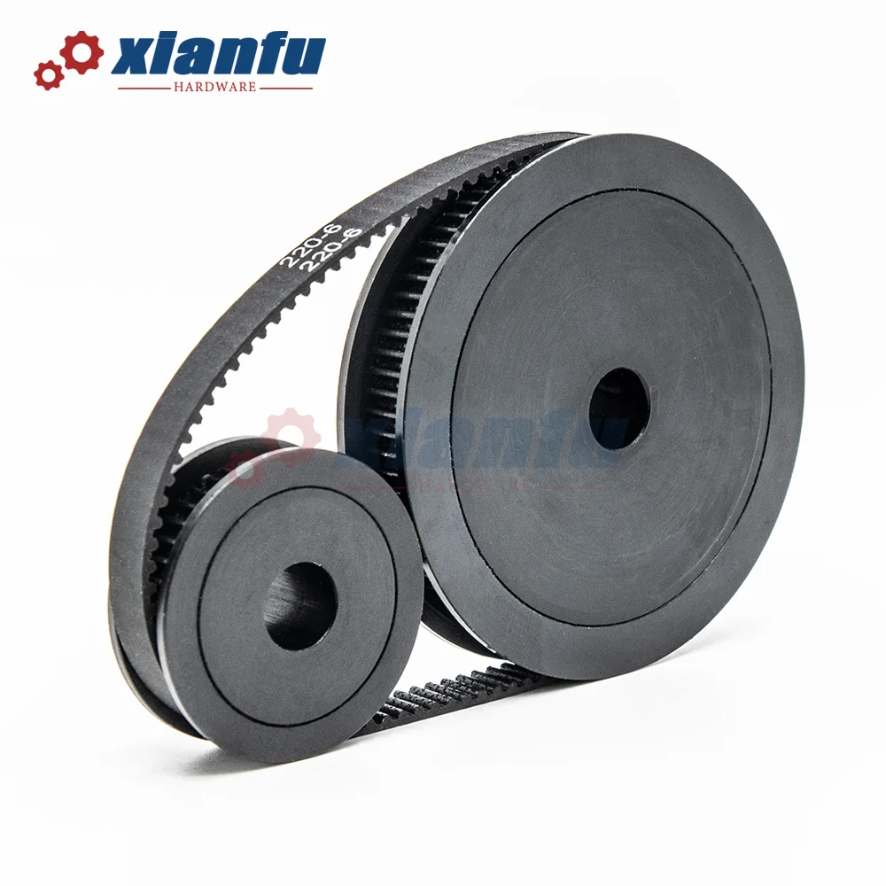 Ratio 1:2 2GT 40T 80T Timing Belt Pulley Kits Bore 5mm/8mm Wheel Set GT2 Belt Width 6mm 2M 40Teeth 80Teeth Pulley Set for CNC