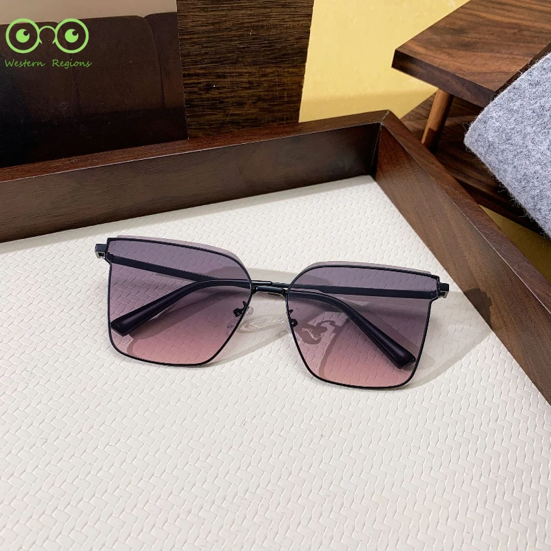 الكورية العصرية إطار كبير جديد أسلوب بسيط الرجال والنساء النظارات الشمسية UV400 القيادة السفر الصيد النظارات الشمسية الرجعية النساء
