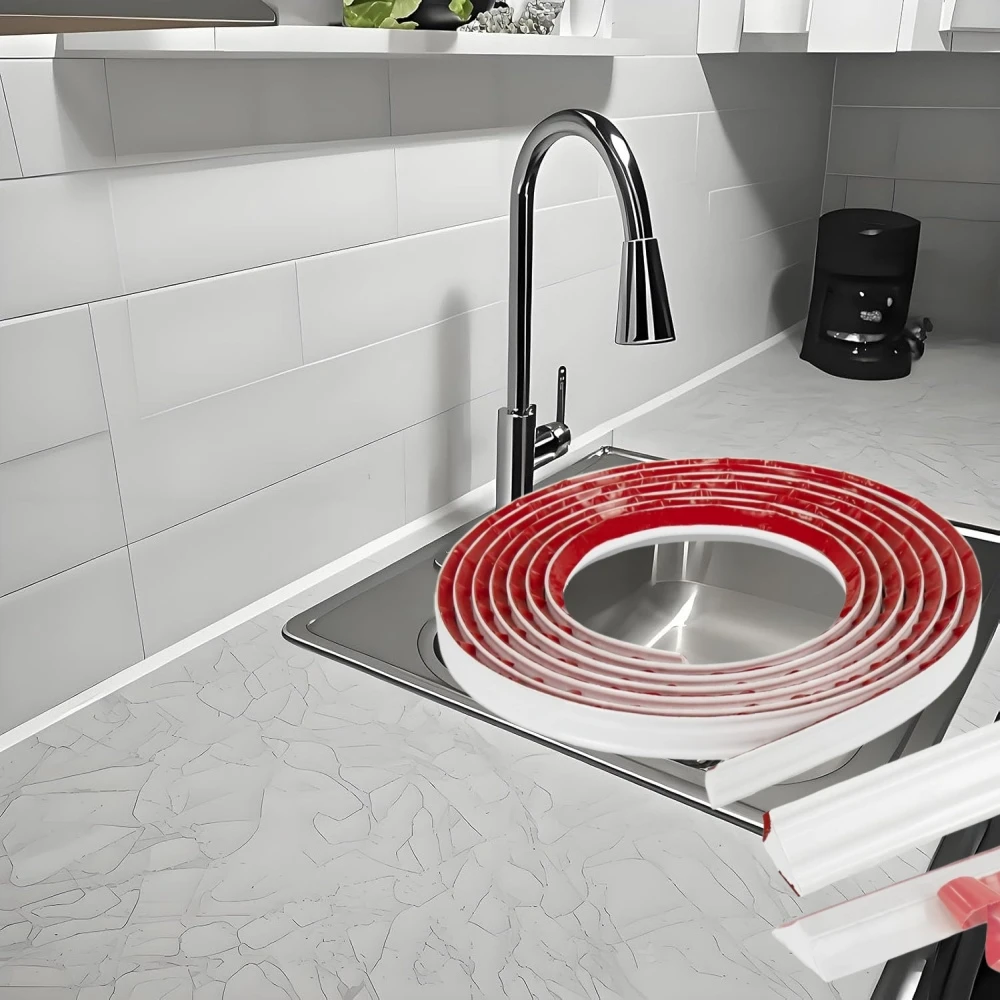 1pc 28mm/1,10in Selbst-klebe Weiche Linie Decke Streifen Selbstklebende DIY Form Rand Dekorative Streifen küche Badezimmer Fenster