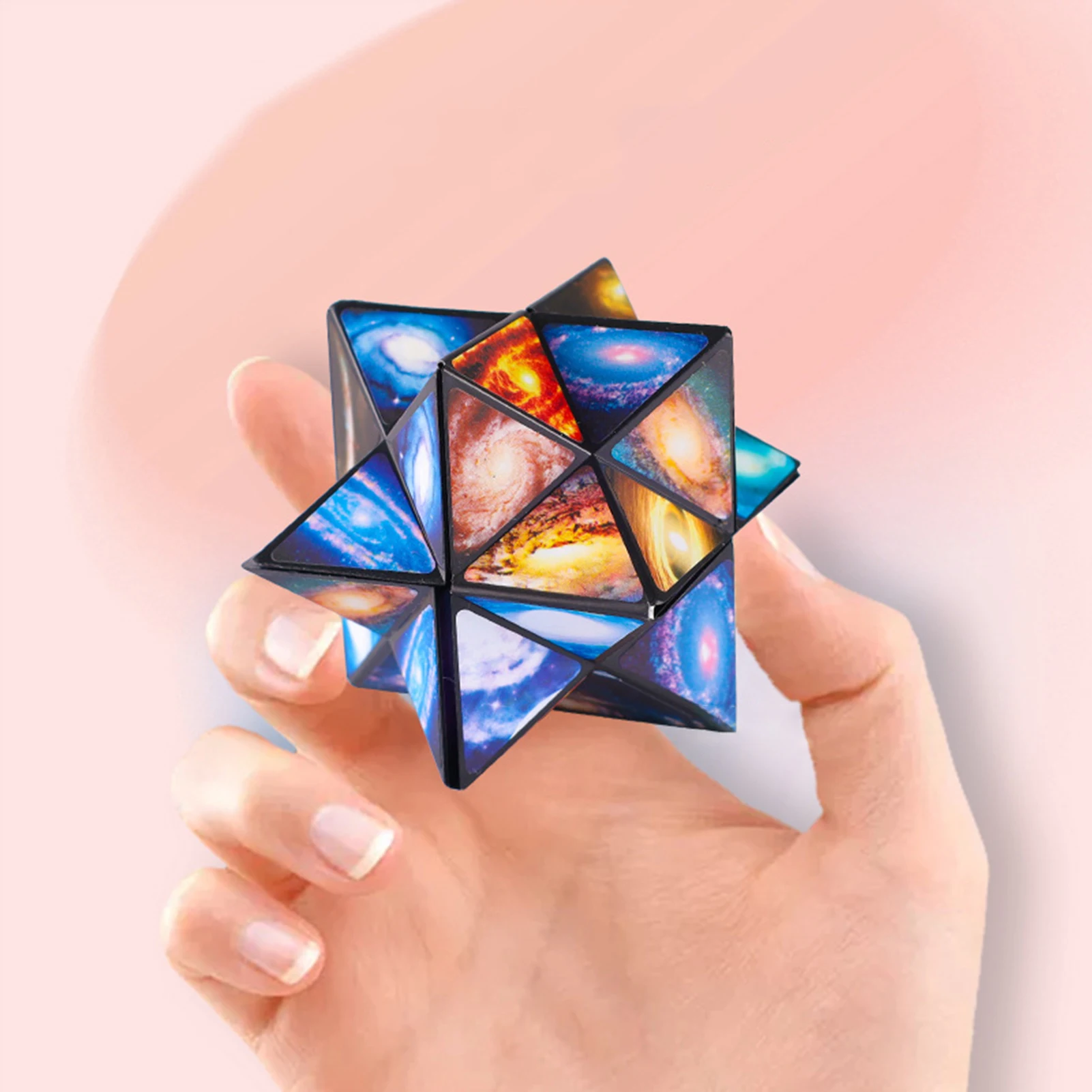 InfinityCube ของเล่น Starry Sky Infinity Magic Cube Square เด็กปลายนิ้ว Decompress Magic Square Antistress ตลกของเล่น