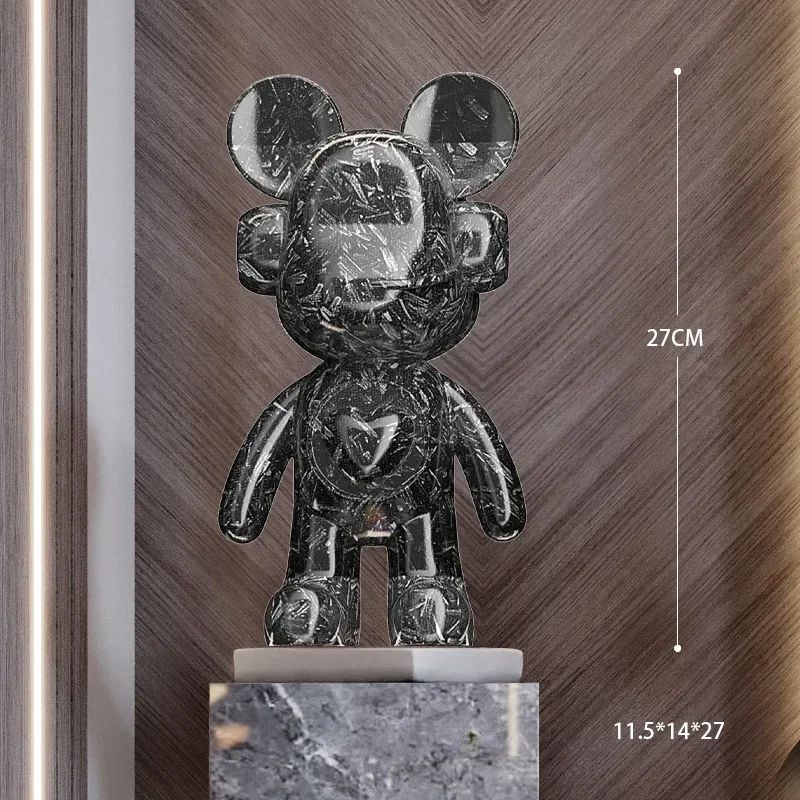 

New Berlin 35cm/27cm Luxury Resin DJ Bear Series Decorations, Office Tables, Wine Cabinets, Fashionable Decoration